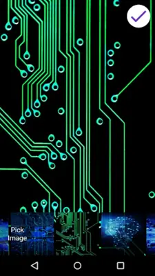 Circuit Board Lock Screen android App screenshot 3